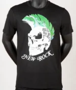 New Rock Biker T Shirt BlackWhite (3)