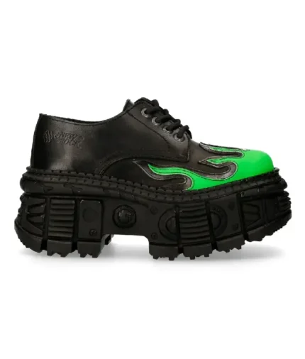 New Rock Buty Shoe Design BlackGreen (1)