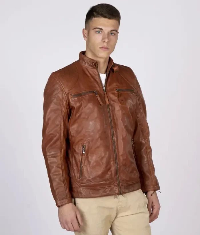 New Rock Piel Vacuno Jacket Brown (1)