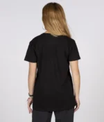 New Rock Round Neck T Shirt Czarny (2)