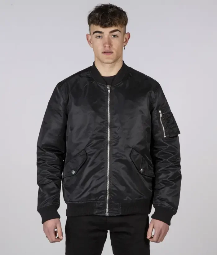 New Rock Zip Closure Jacket Black (1)