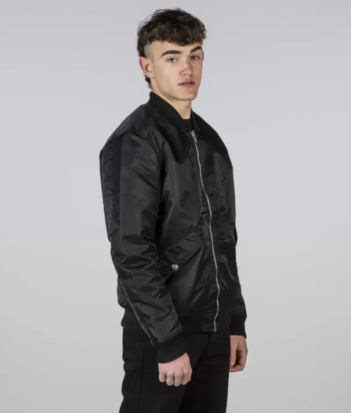 New Rock Zip Closure Jacket Black (3)