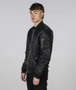 New Rock Zip Closure Jacket Black (4)